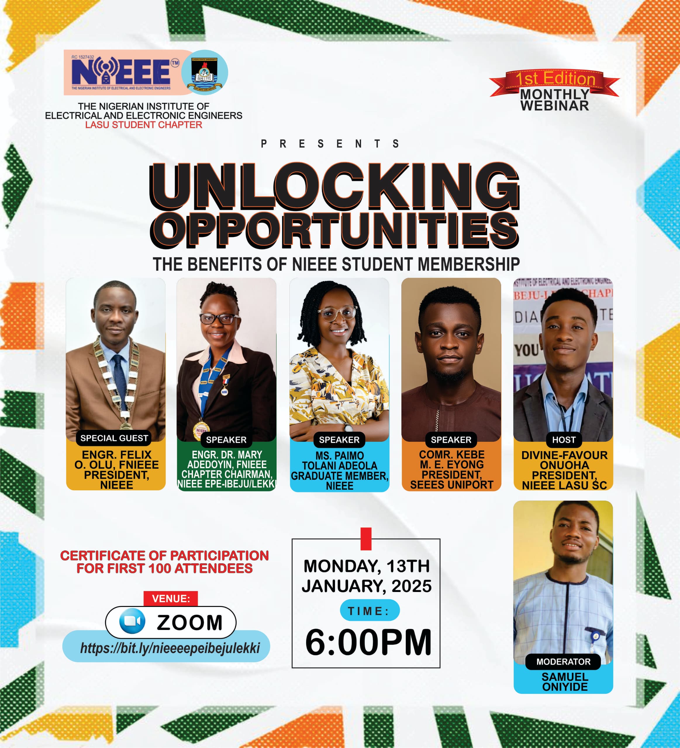 Image for event Unlocking Opportunities: The Benefits of NIEEE Student Membership